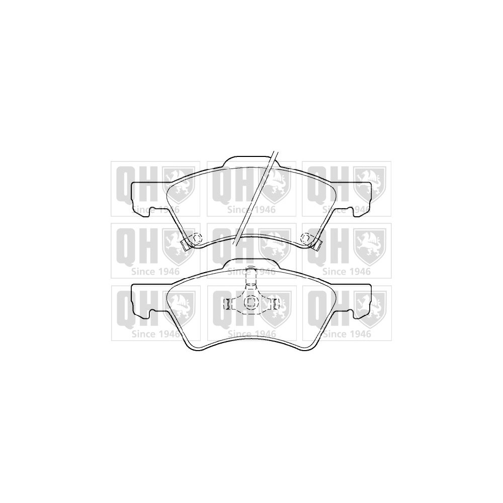 Image for QH BP1345 Brake Pad Set