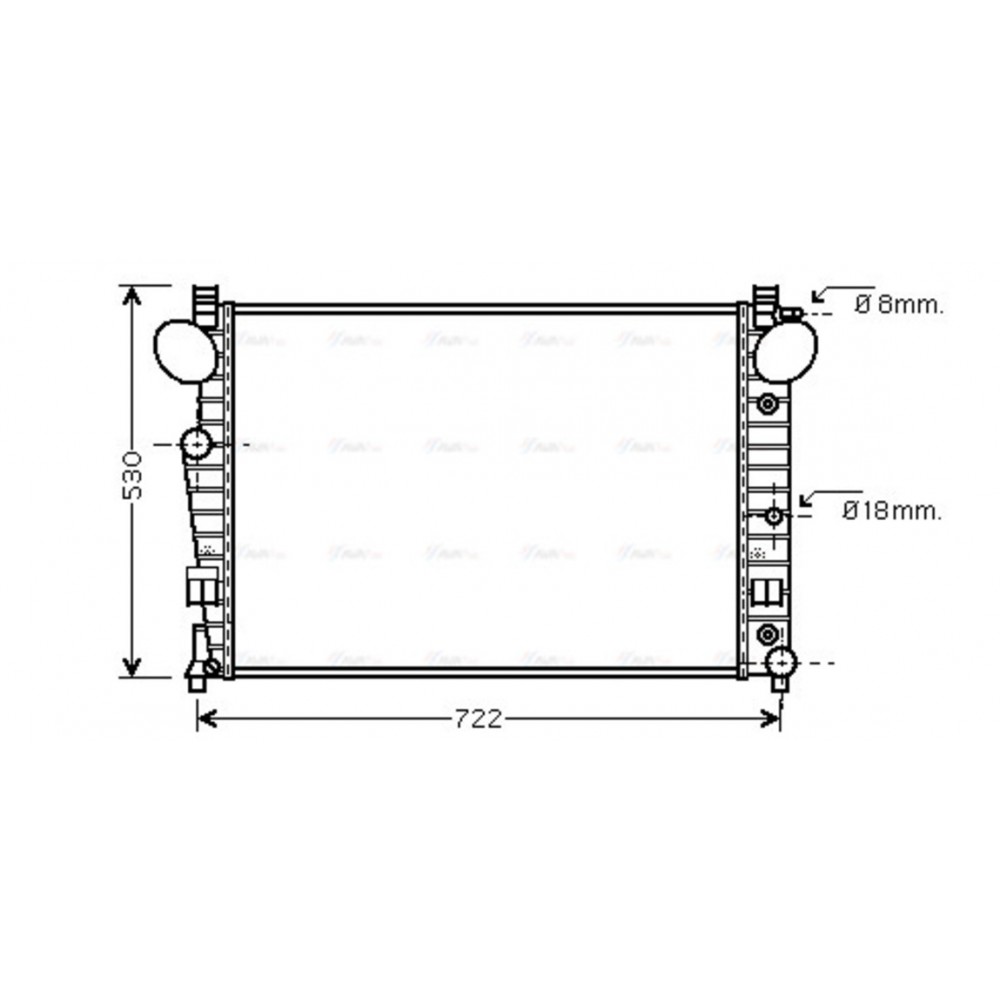 Image for AVA Cooling - Radiator