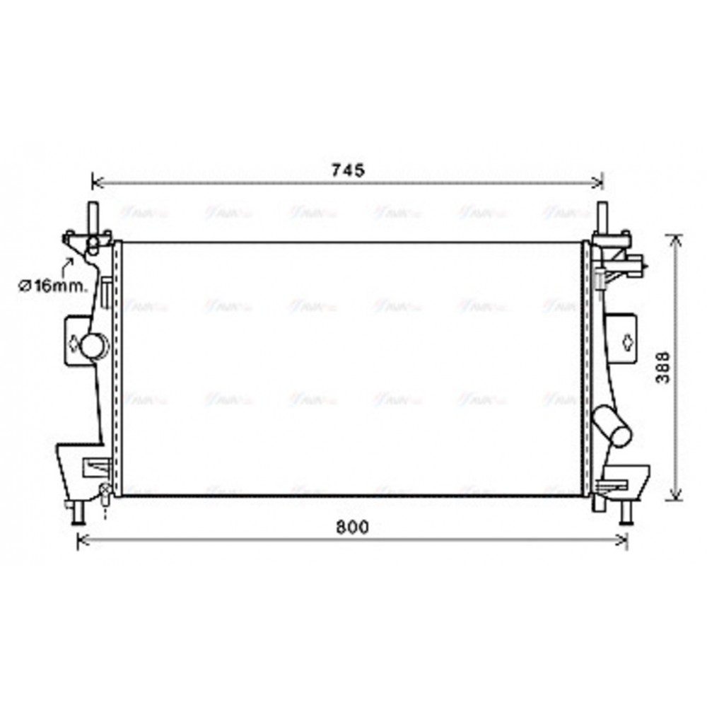 Image for AVA Cooling - Radiator