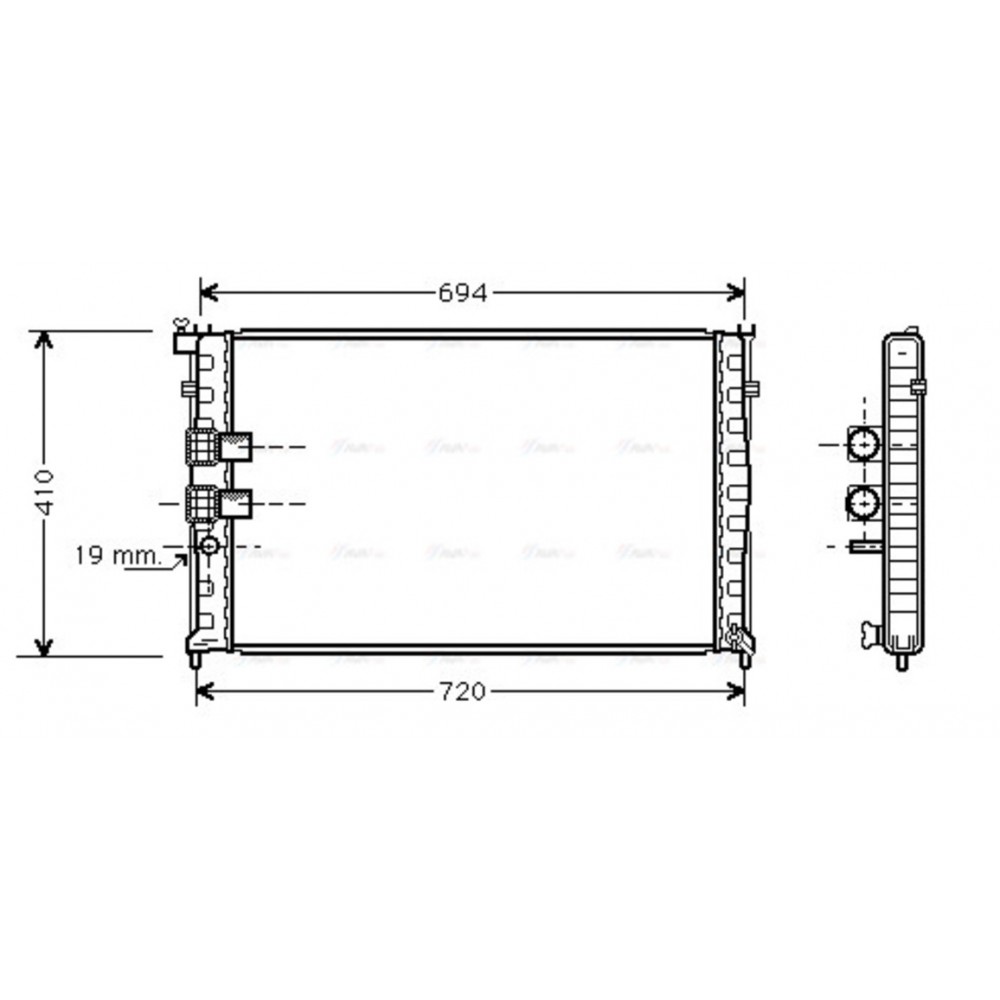 Image for AVA Cooling - Radiator