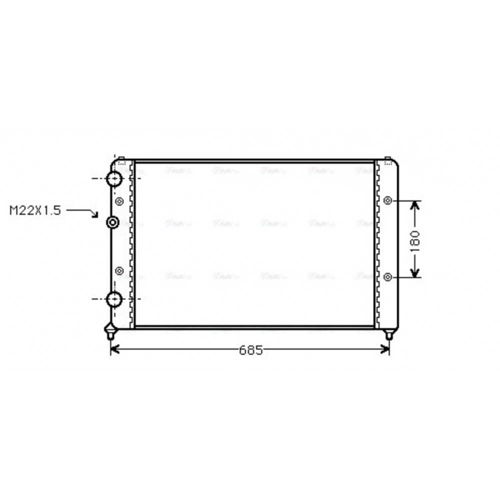 Image for AVA Cooling - Radiator