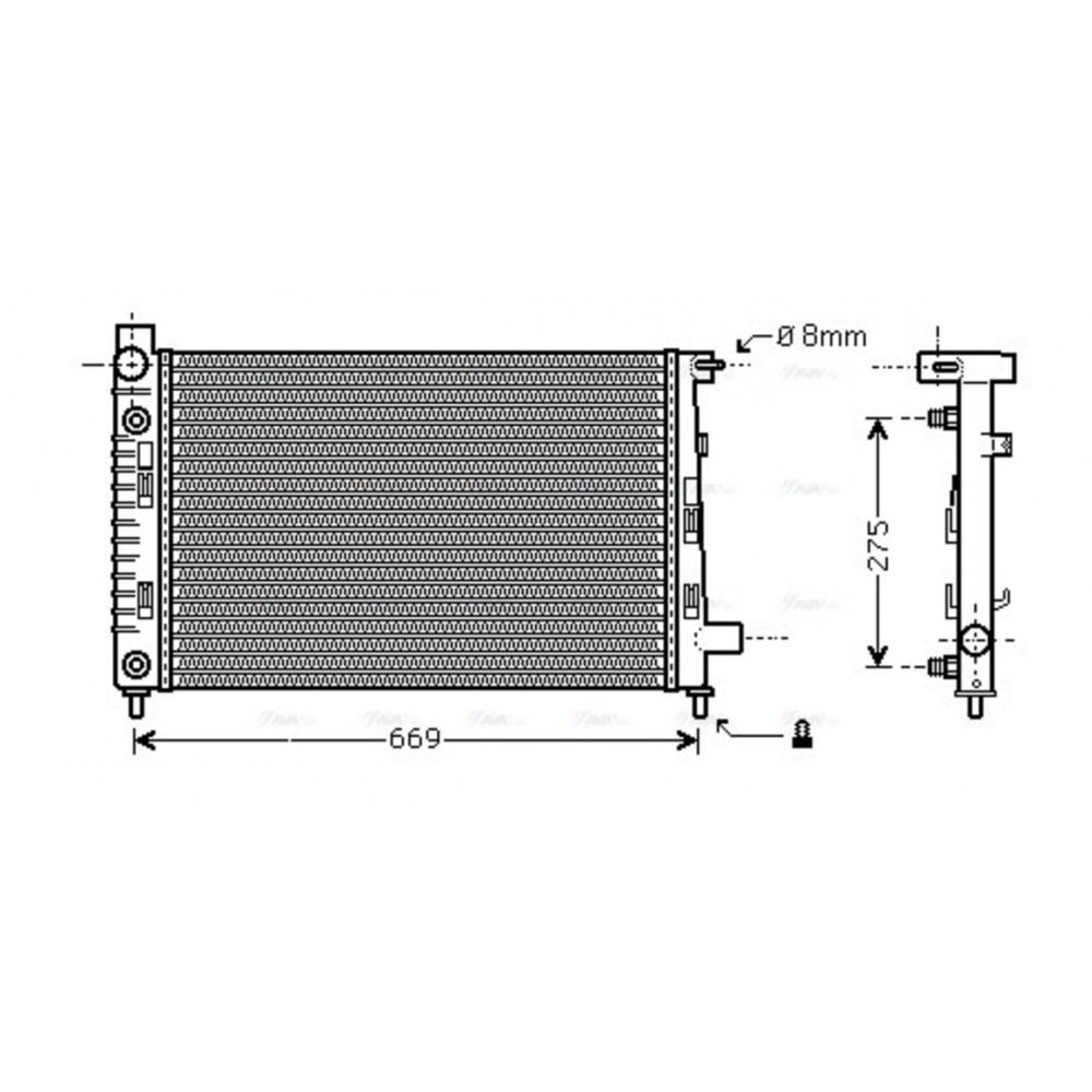 Image for AVA Cooling - Radiator