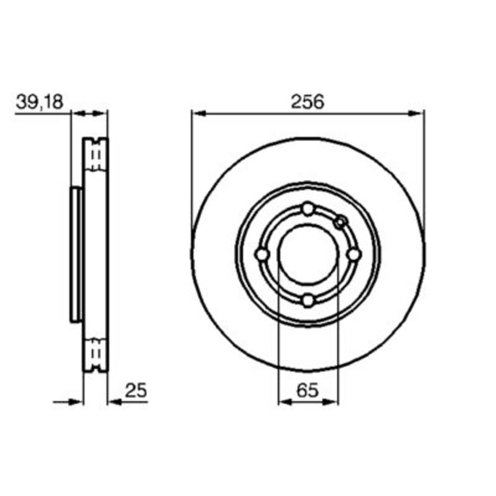 Image for Bosch Brake disc BD932