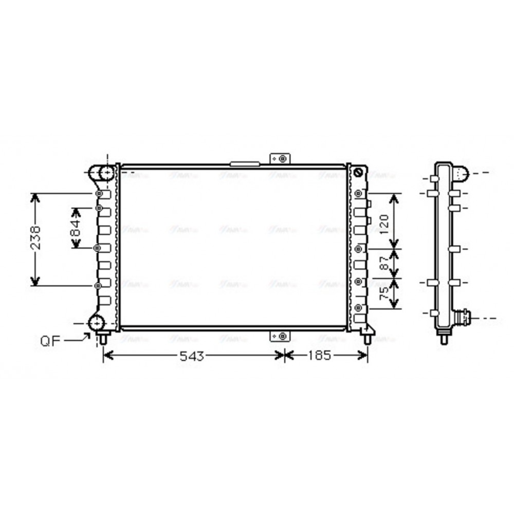 Image for AVA Cooling - Radiator