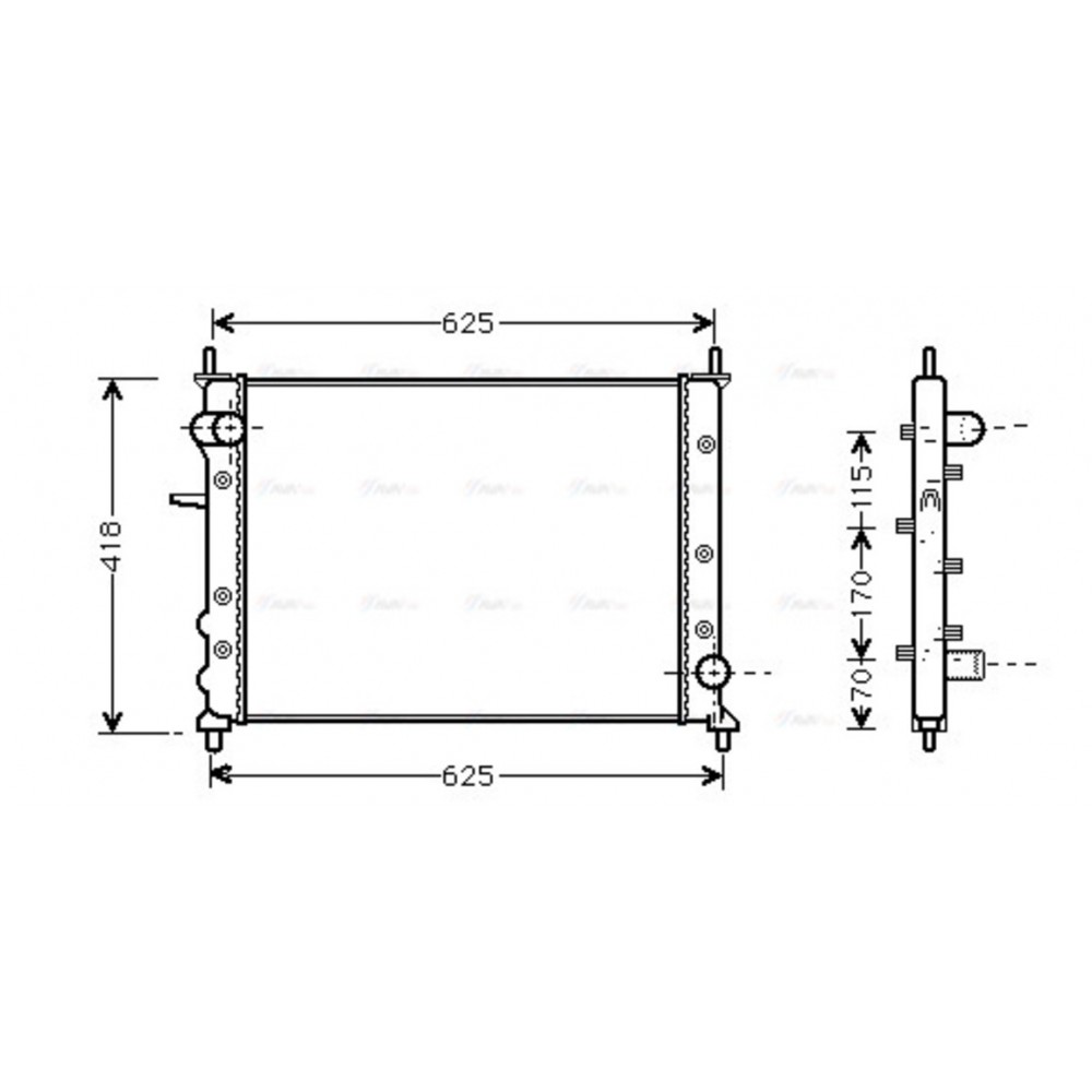 Image for AVA Cooling - Radiator