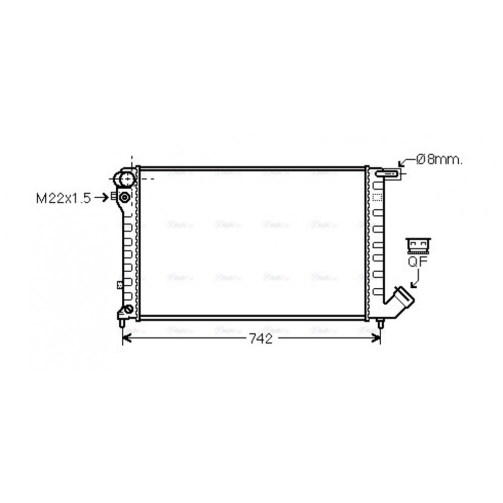 Image for AVA Cooling - Radiator