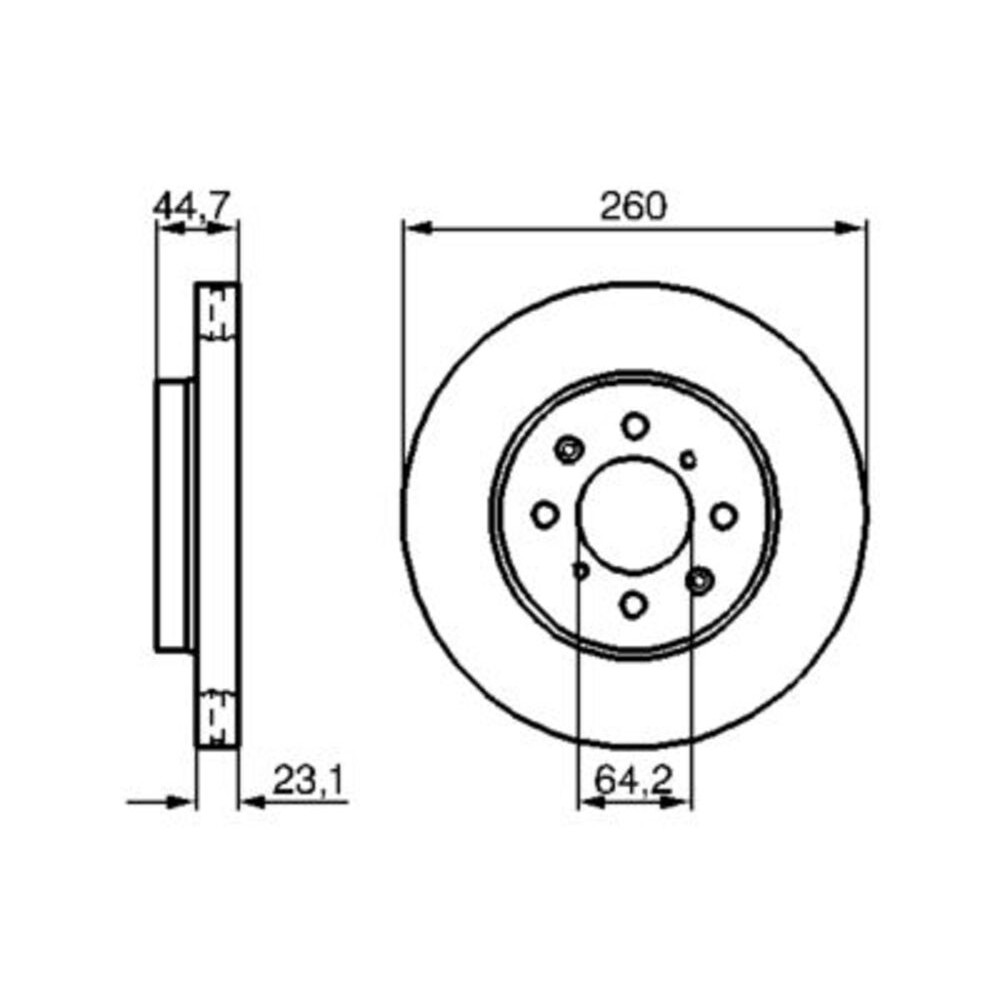 Image for Bosch Brake disc BD1093