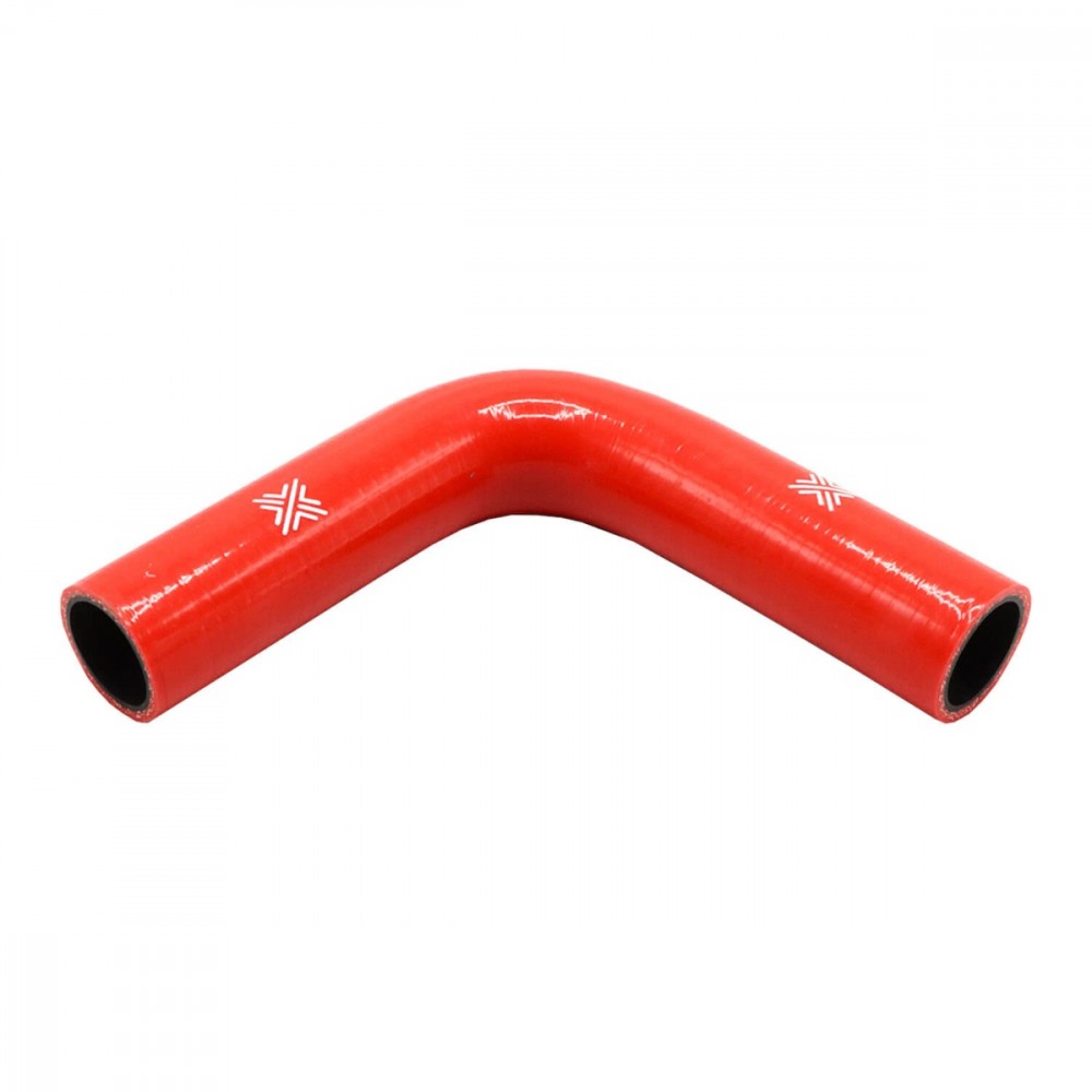 Image for Pipercross Performance Silicone HoseRed 90Â° 30mm bore  152mm