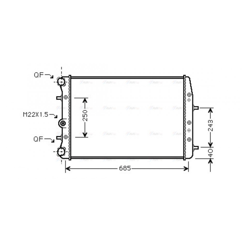 Image for AVA Cooling - Radiator