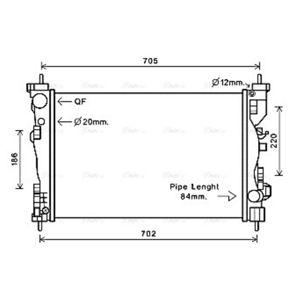 Image for AVA Cooling - Radiator