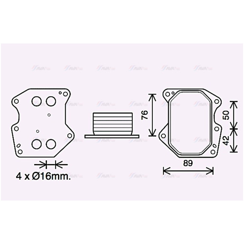 Image for AVA Cooling - Oil Cooler