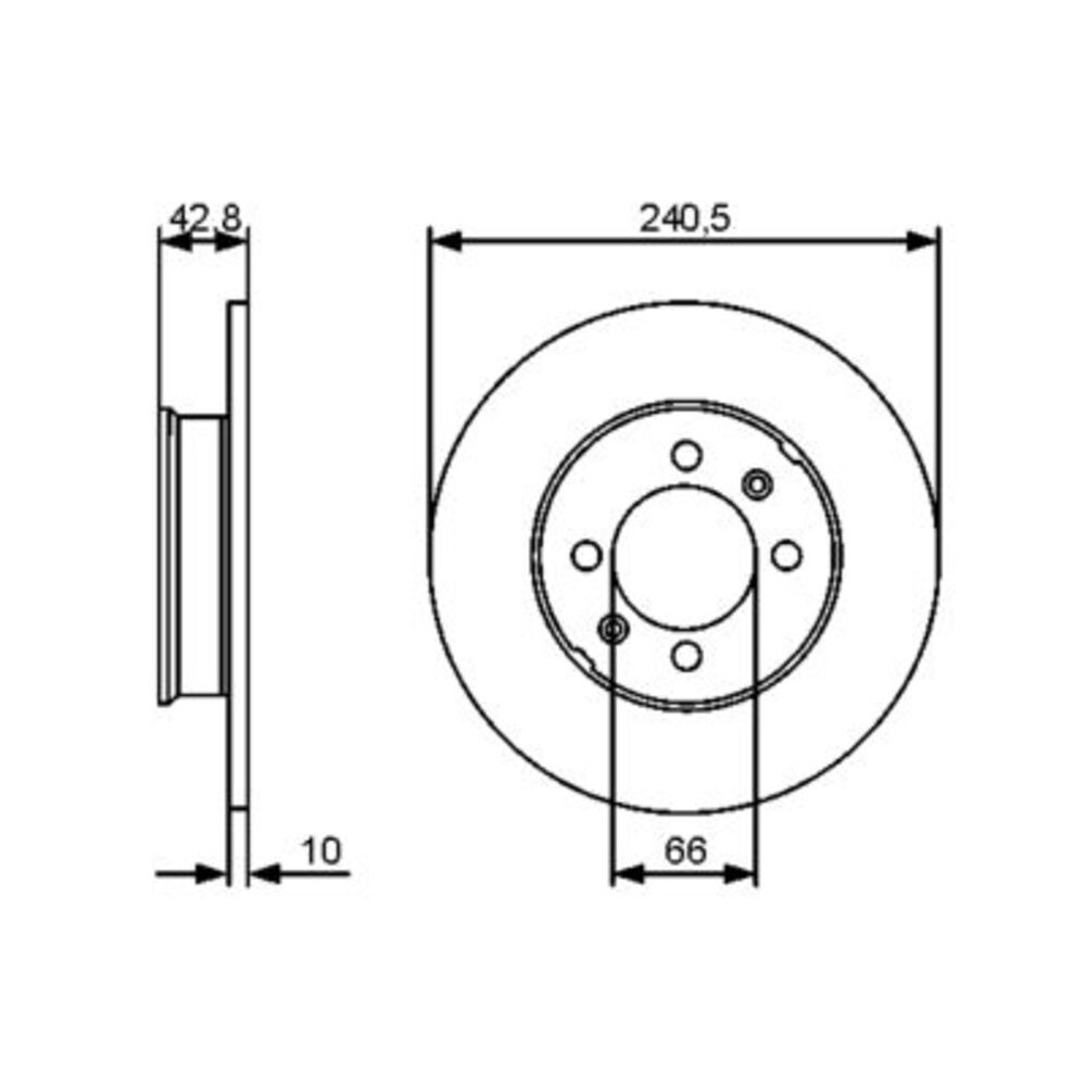 Image for Bosch Brake disc BD1332