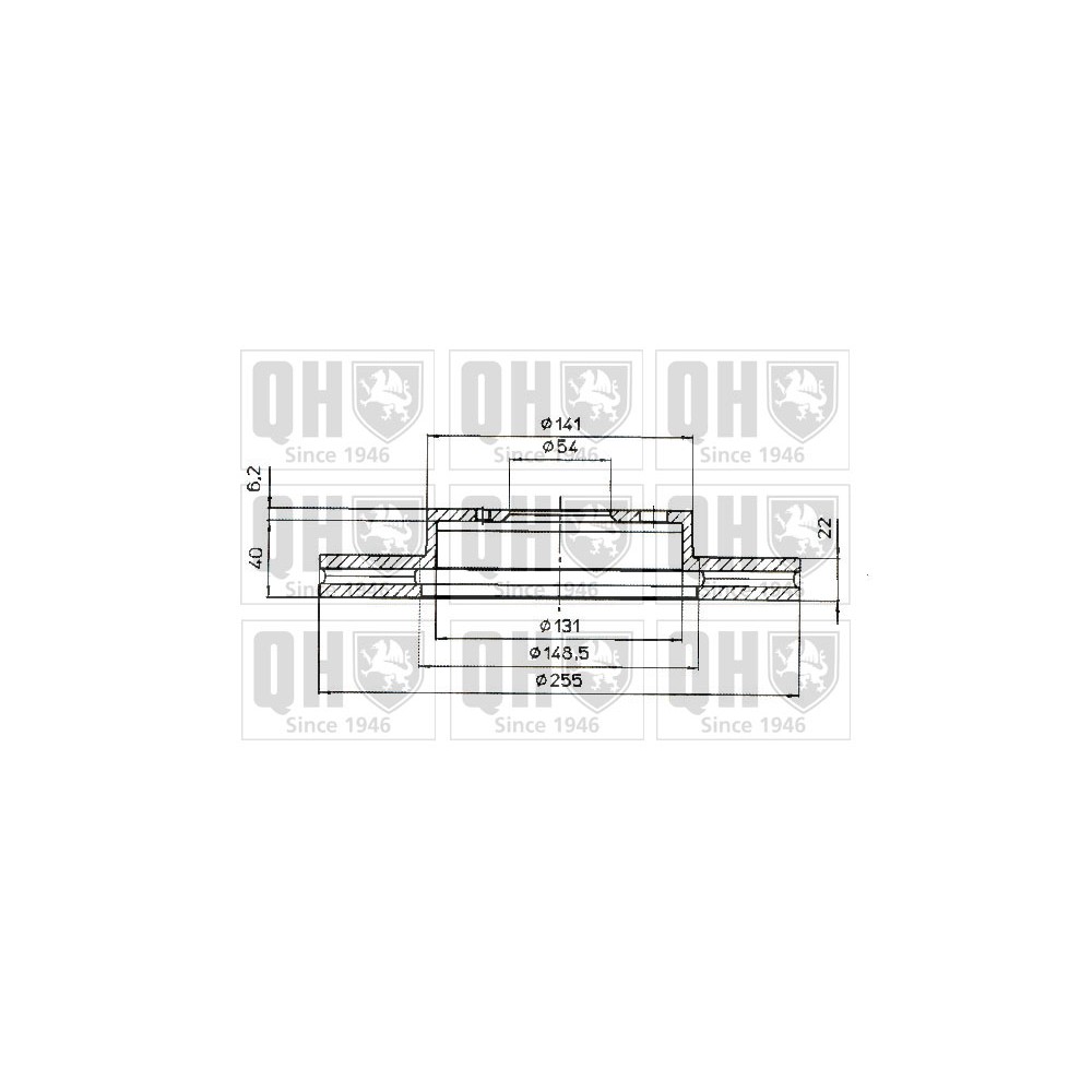 Image for QH BDC4644 Brake Disc