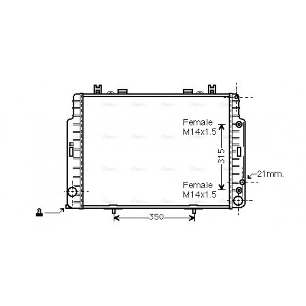 Image for AVA Cooling - Radiator