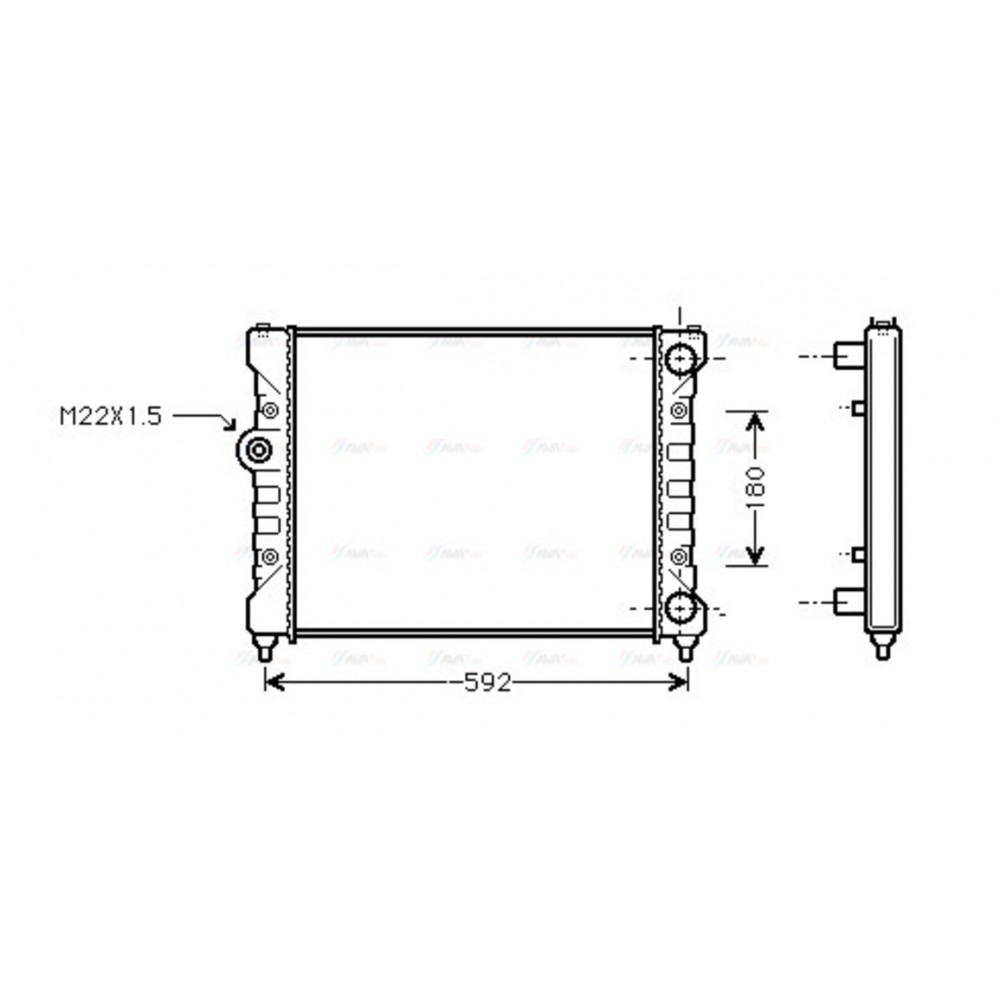 Image for AVA Cooling - Radiator