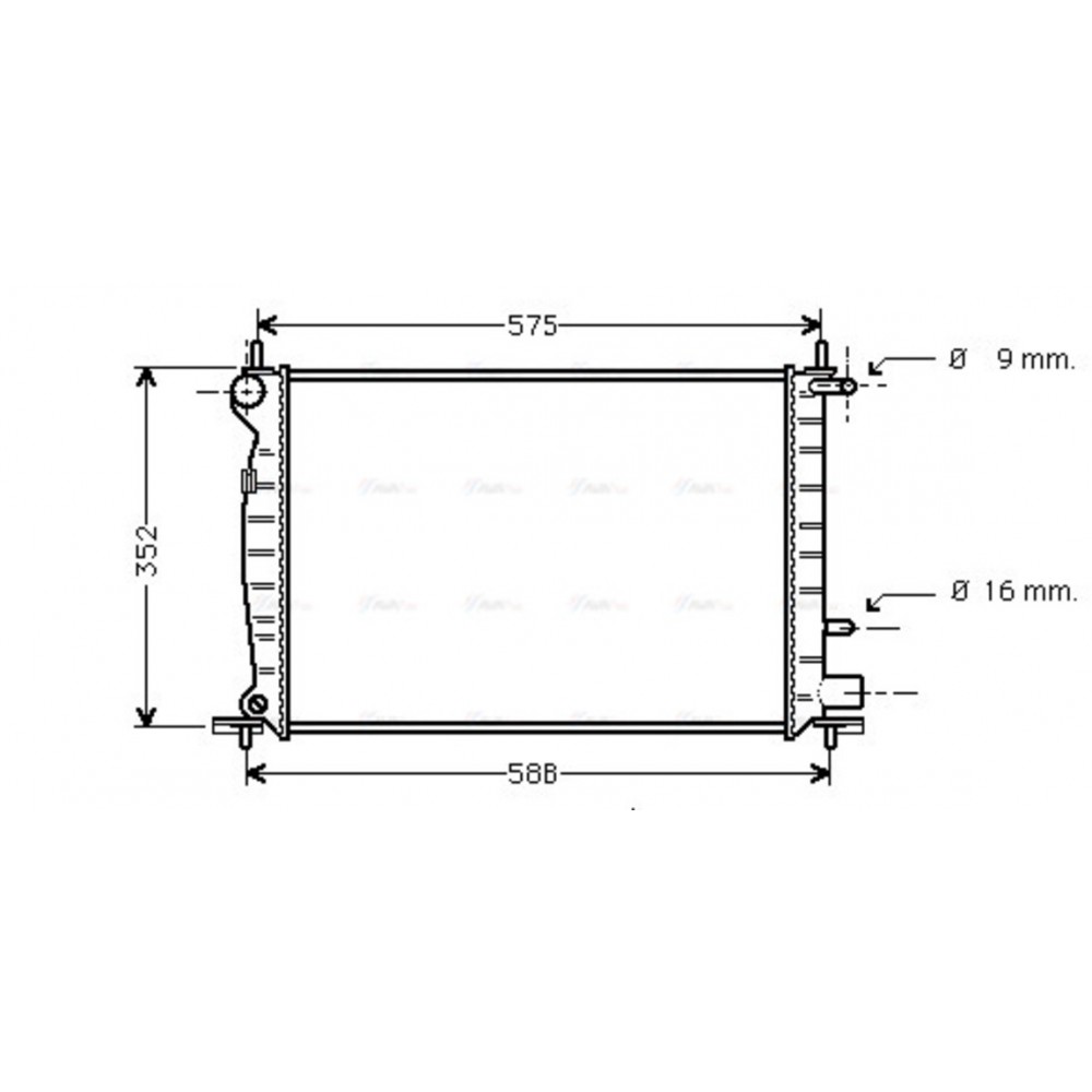 Image for AVA Cooling - Radiator