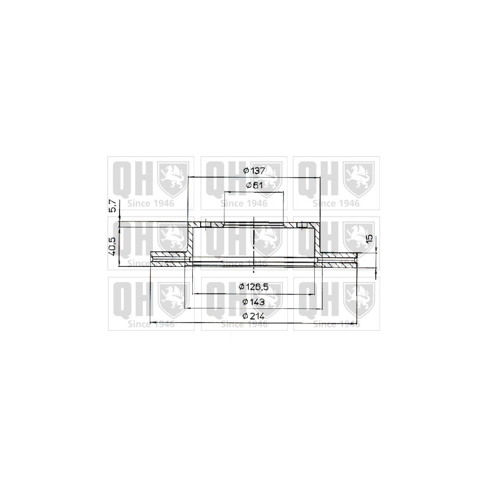 Image for QH BDC4393 Brake Disc