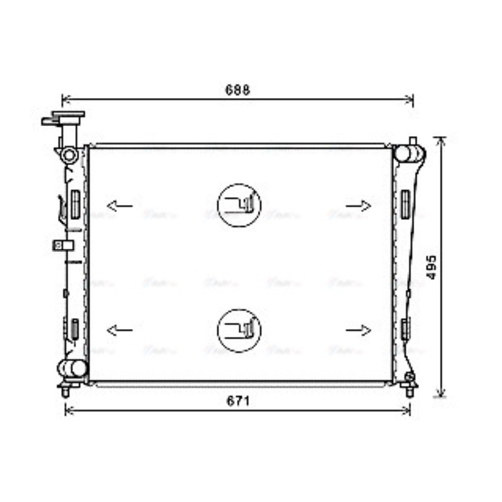 Image for AVA Cooling - Radiator