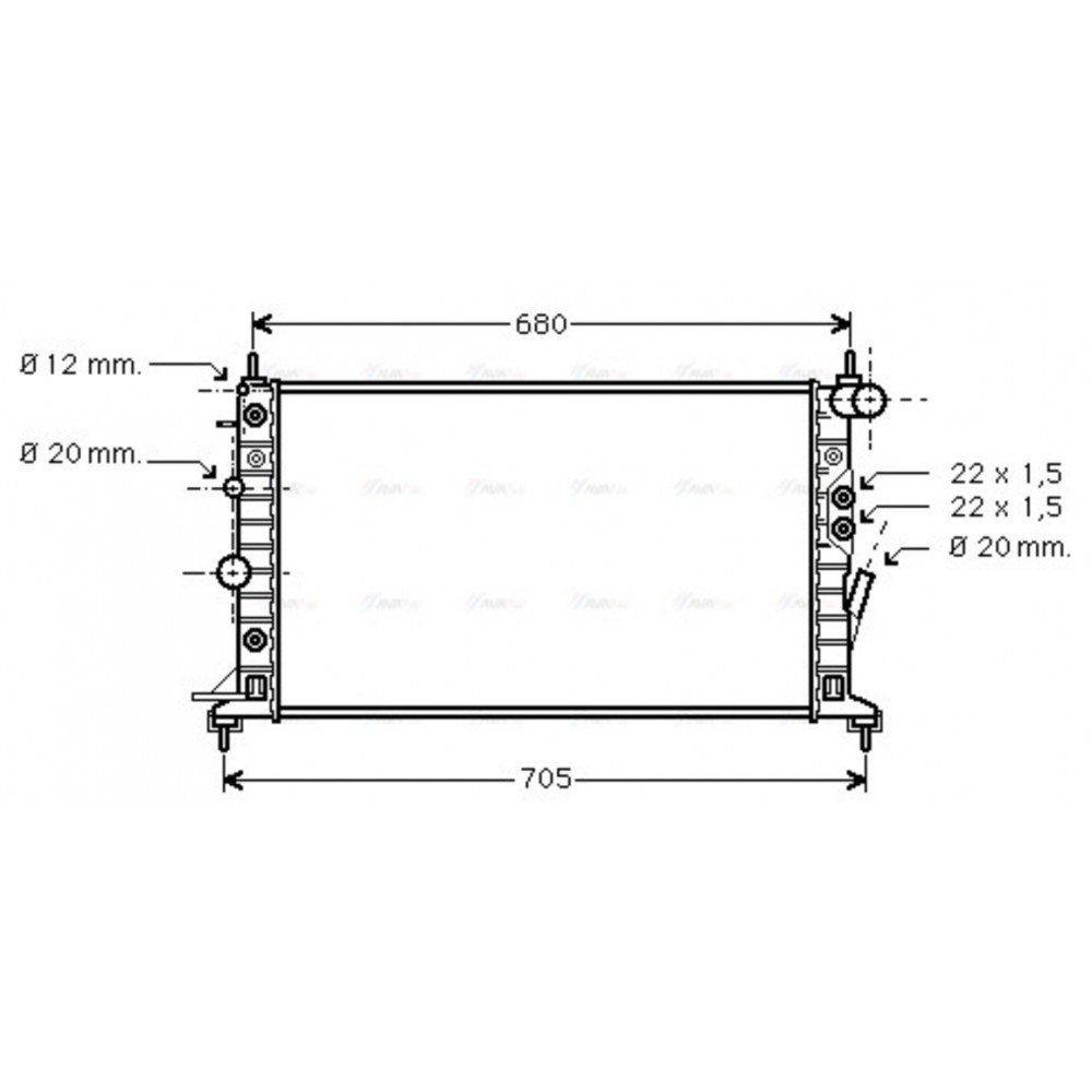 Image for AVA Cooling - Radiator