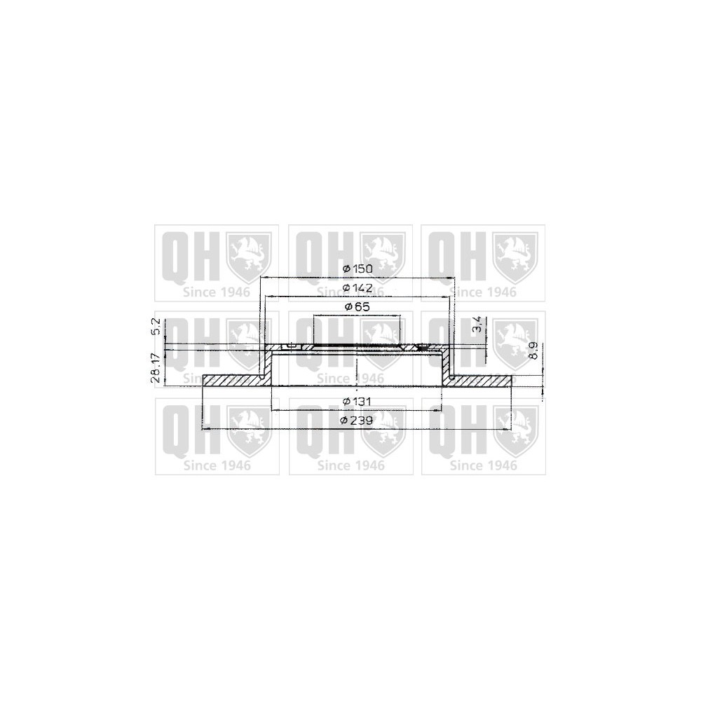 Image for QH BDC4763 Brake Disc