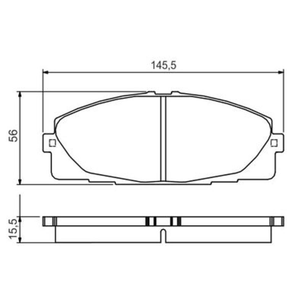 Image for Bosch Brake lining BP1569