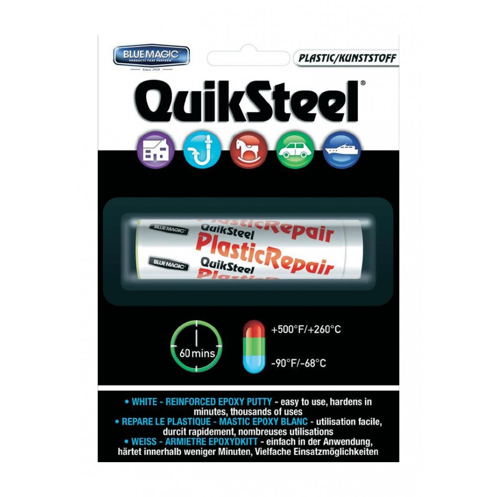 Image for Quicksteel 16502 QuikSteel Plastic Epoxy Putty (carded)