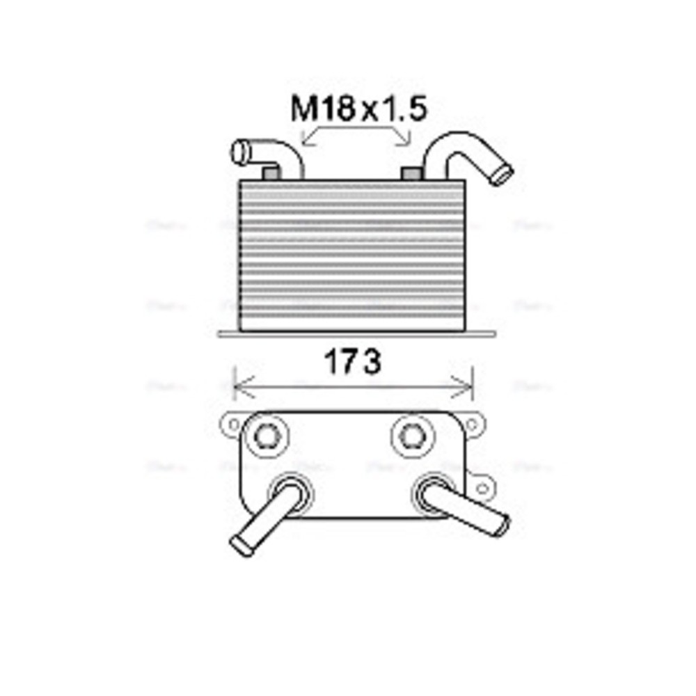 Image for AVA Cooling - Oil Cooler