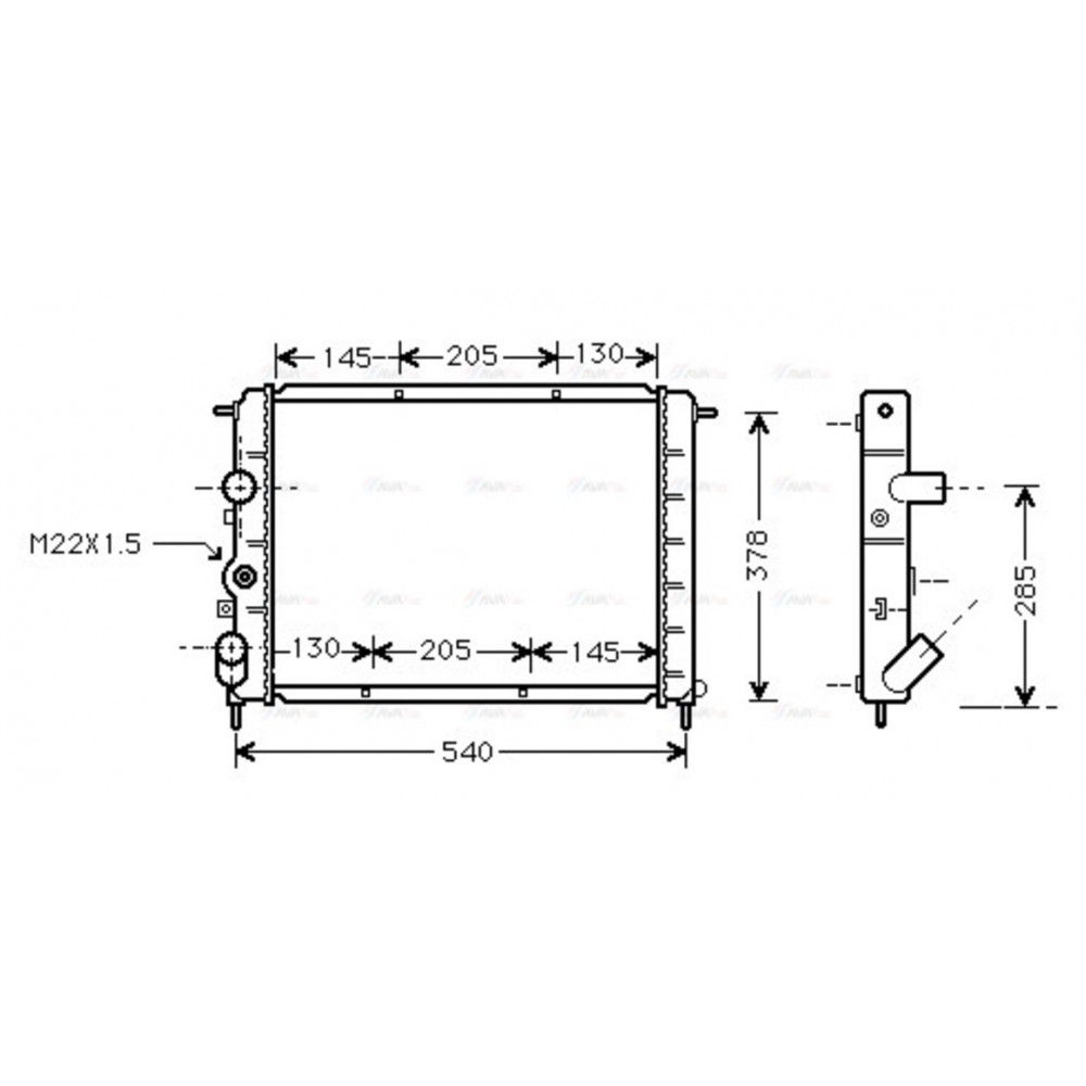 Image for AVA Cooling - Radiator