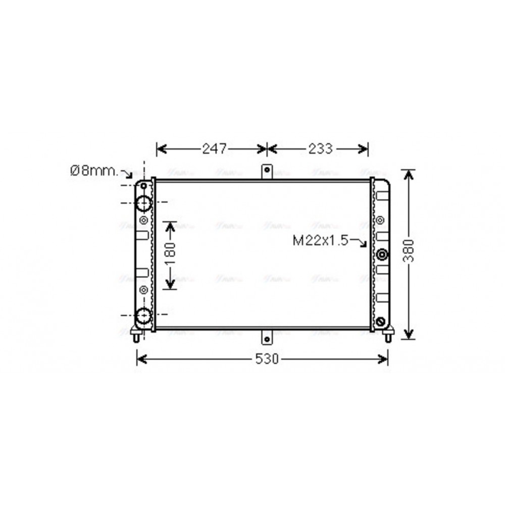 Image for AVA Cooling - Radiator