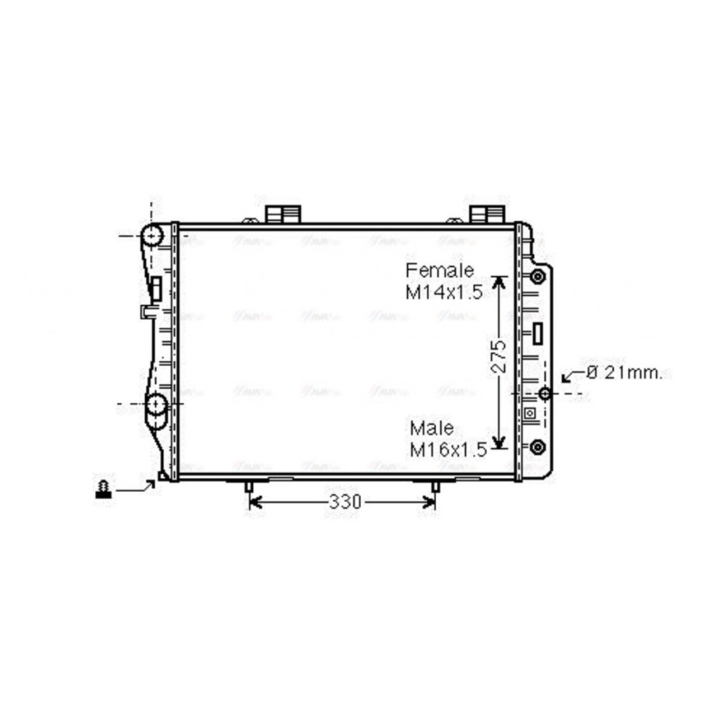 Image for AVA Cooling - Radiator