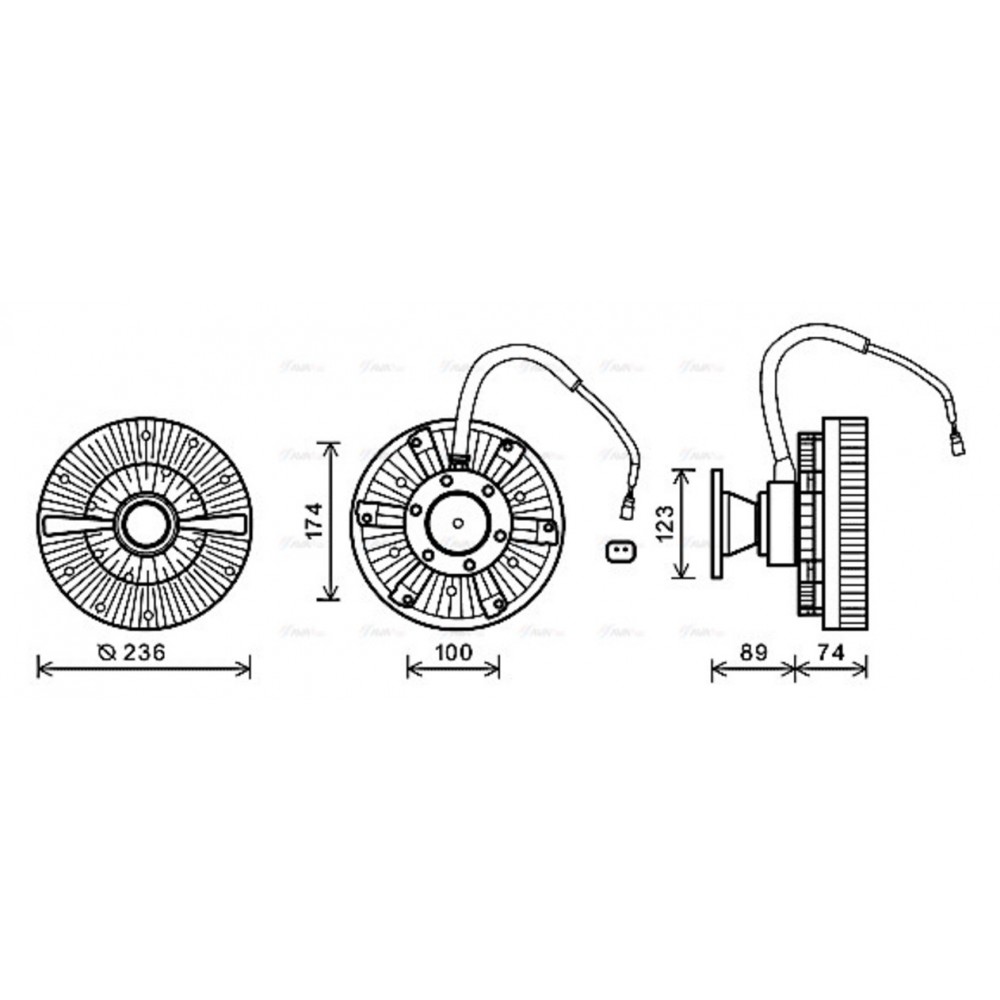 Image for AVA Cooling - Fan Clutch