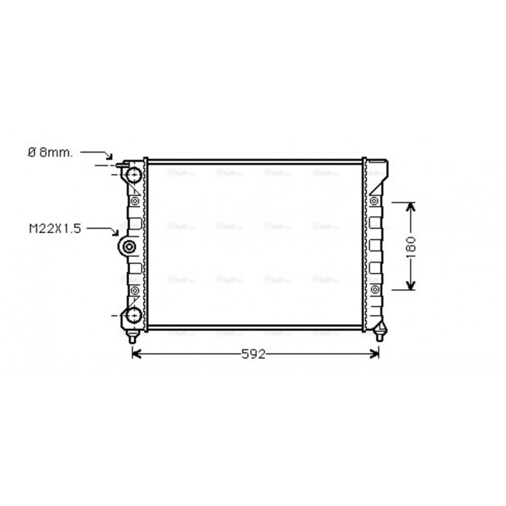 Image for AVA Cooling - Radiator