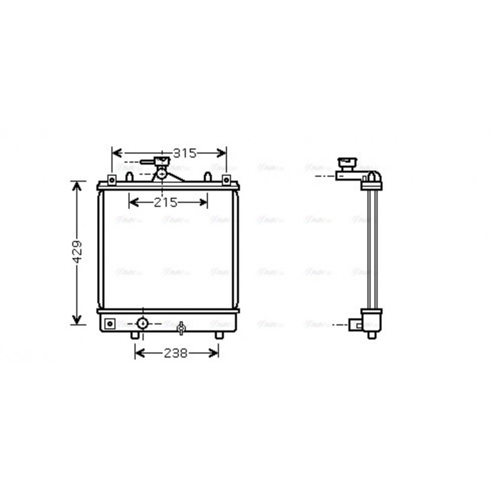 Image for AVA Cooling - Radiator