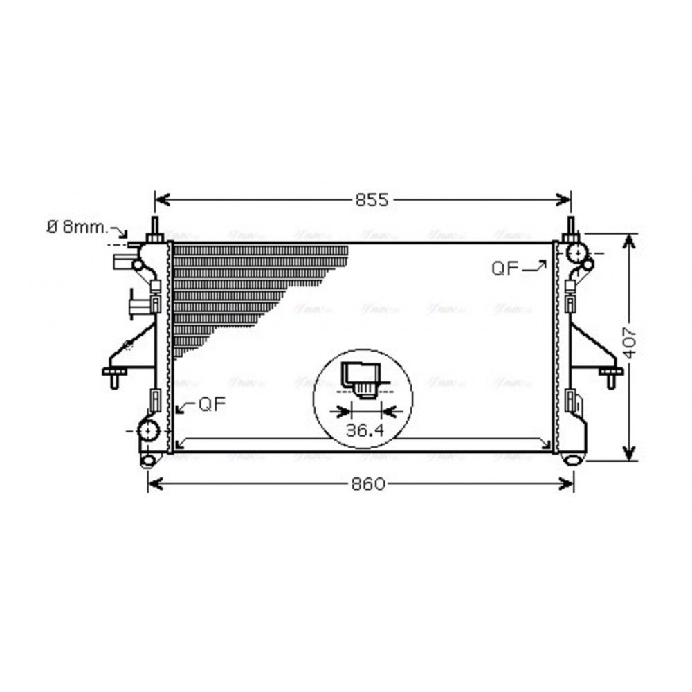 Image for AVA Cooling - Radiator