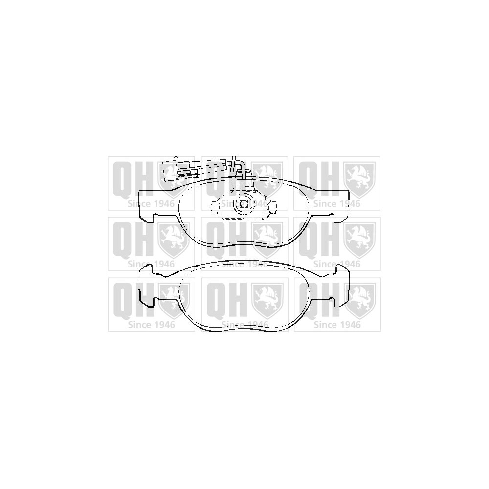 Image for QH BP1340 Brake Pad Set