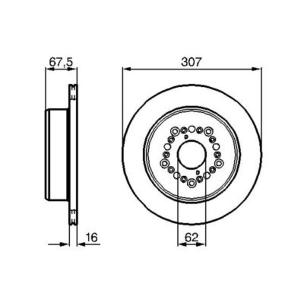 Image for Bosch Brake disc BD912