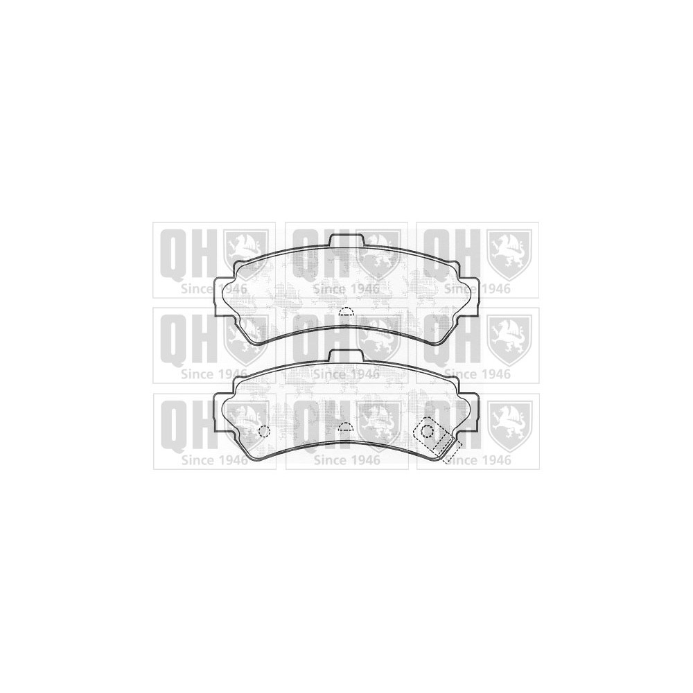 Image for QH BP961 Brake Pad Set