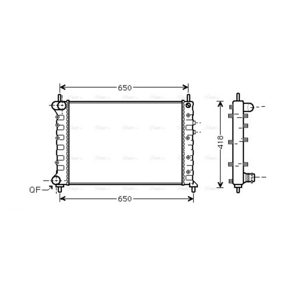 Image for AVA Cooling - Radiator