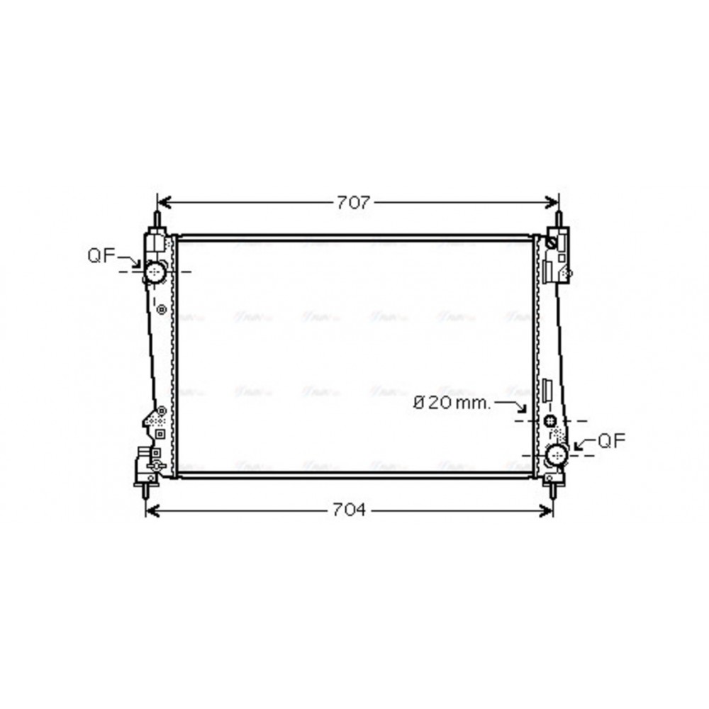 Image for AVA Cooling - Radiator