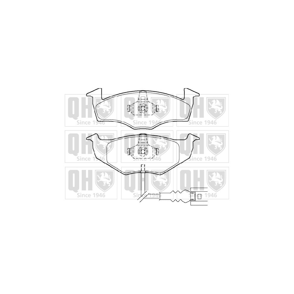 Image for QH BP1372 Brake Pad Set