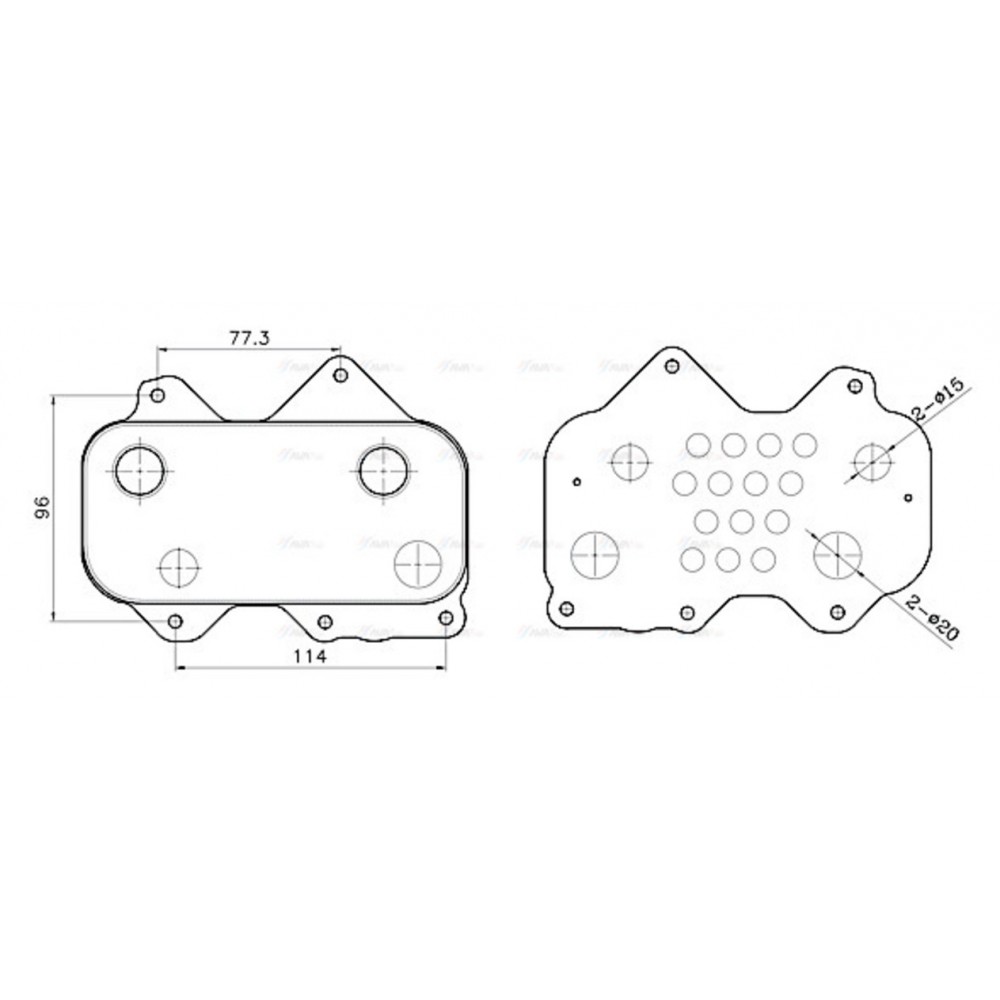 Image for AVA Cooling - Oil Cooler