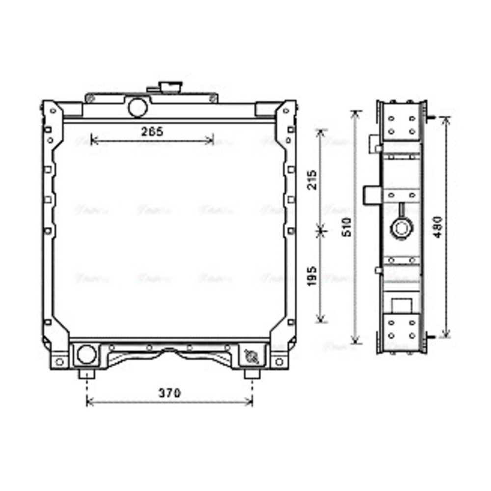 Image for AVA Cooling - Radiator