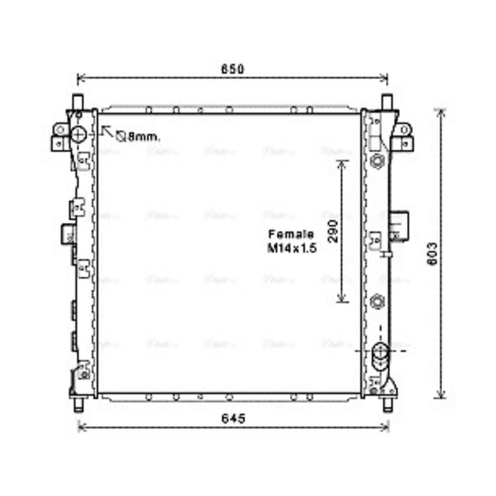 Image for AVA Cooling - Radiator