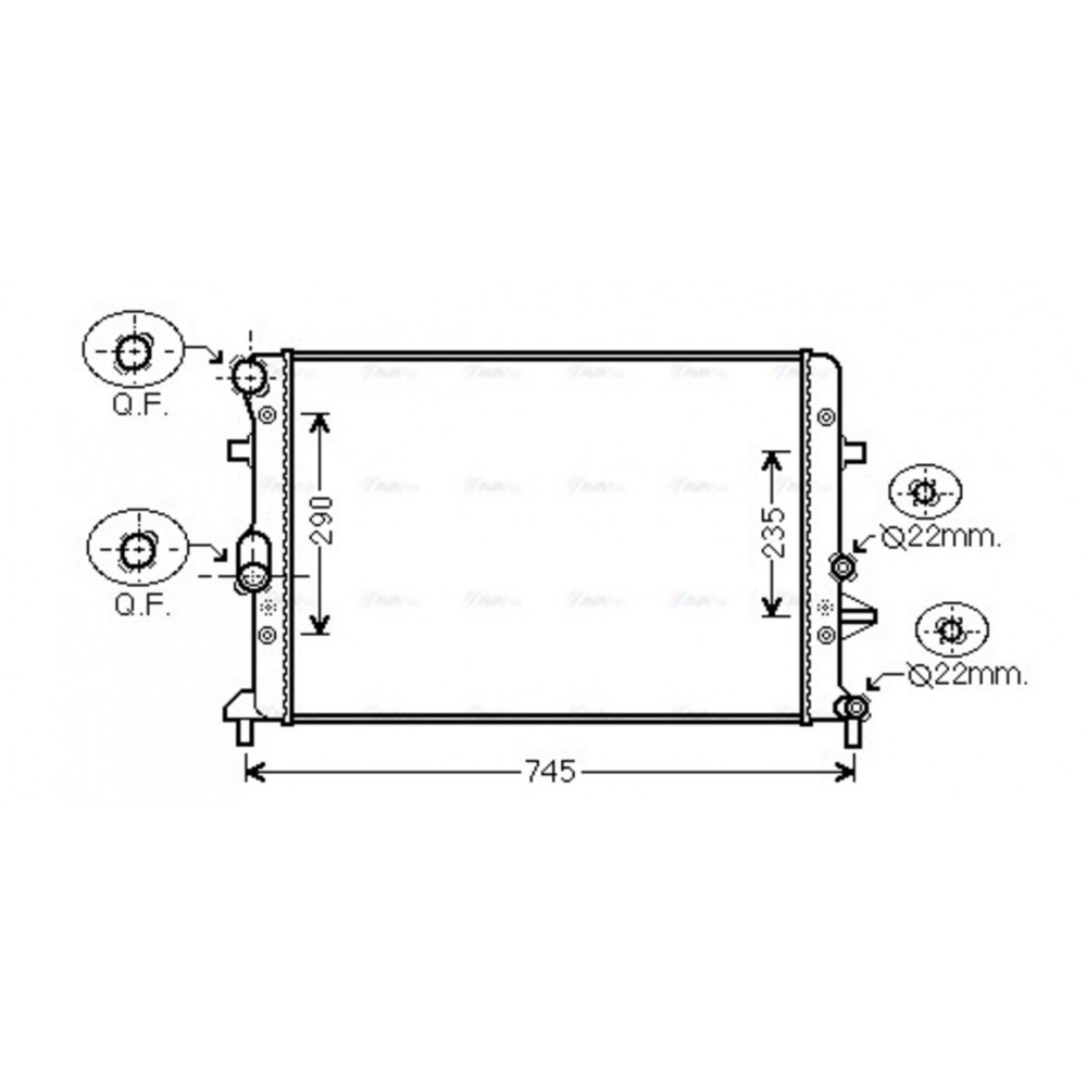 Image for AVA Cooling - Radiator