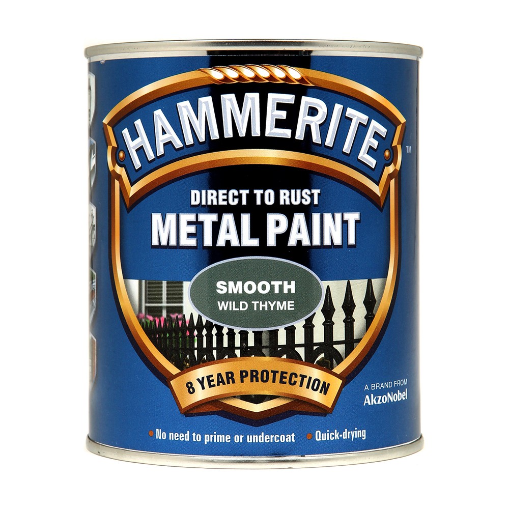 Image for Hammerite Metal Paint Smooth Wild Thyme 750ml