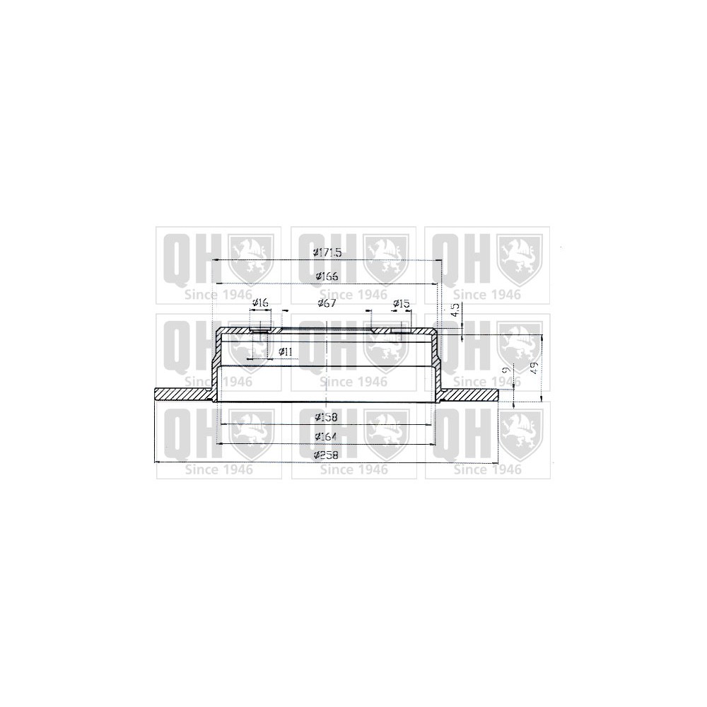 Image for QH BDC3447 Brake Disc