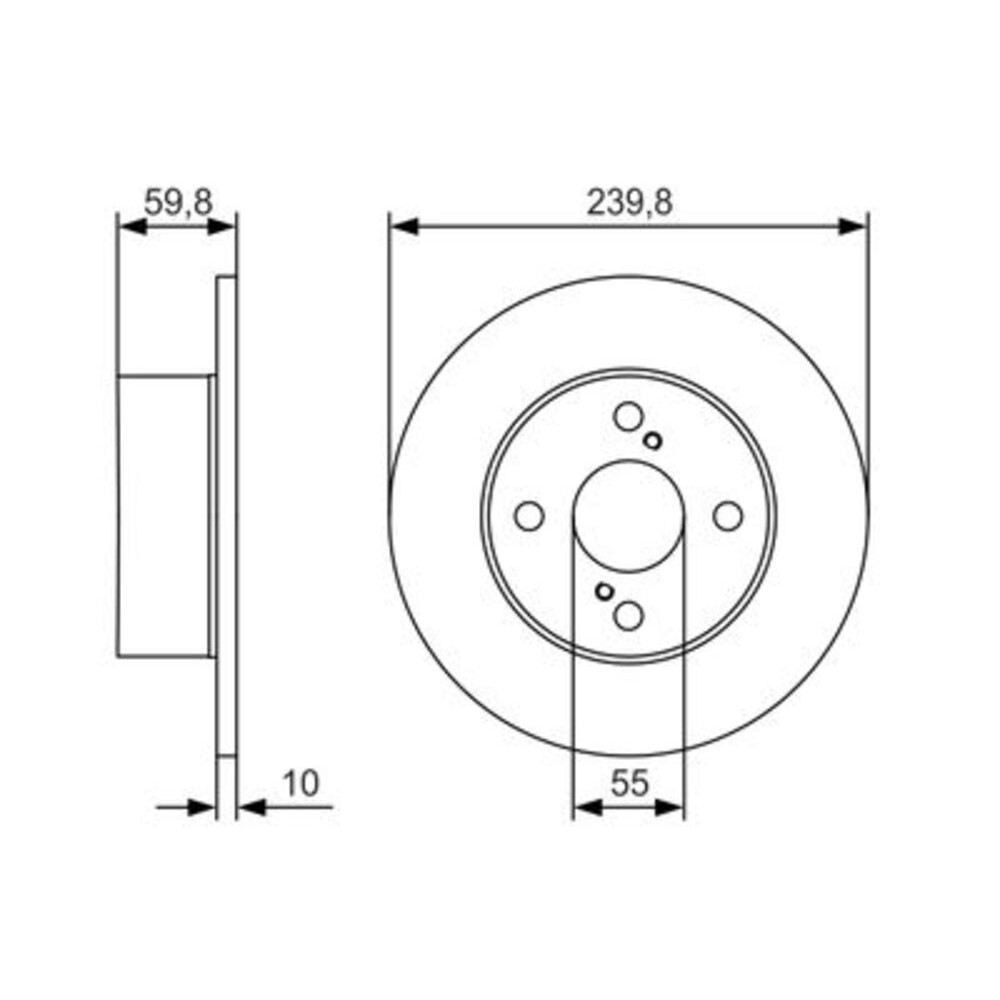 Image for Bosch Brake disc BD2387