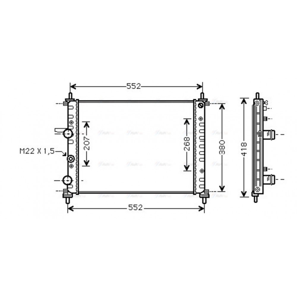 Image for AVA Cooling - Radiator