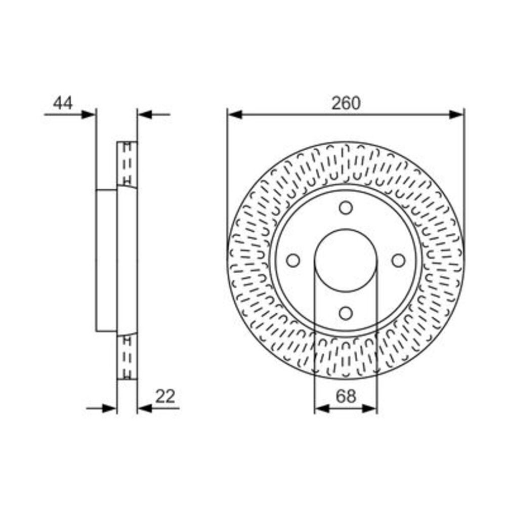 Image for Bosch Brake disc BD2291