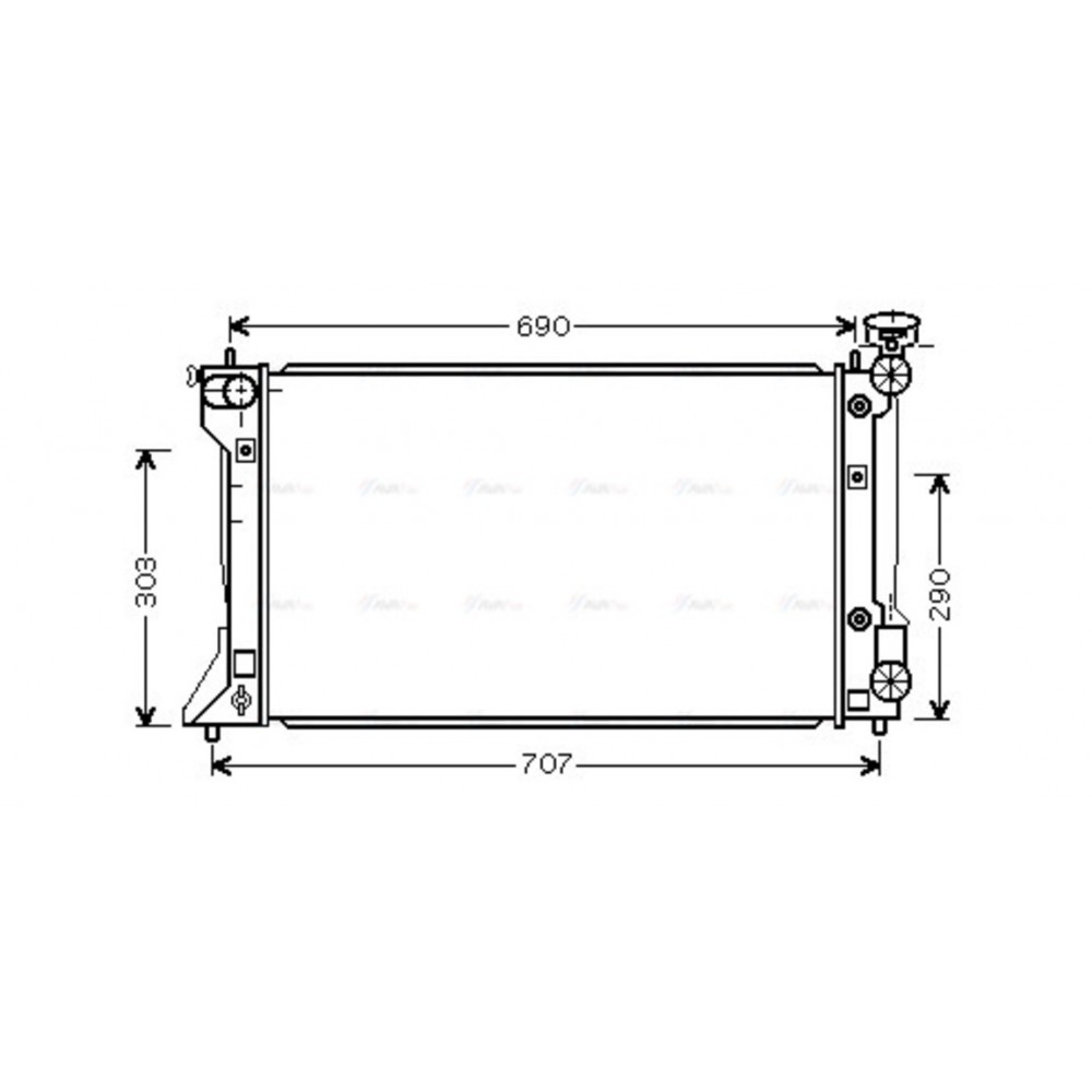 Image for AVA Cooling - Radiator